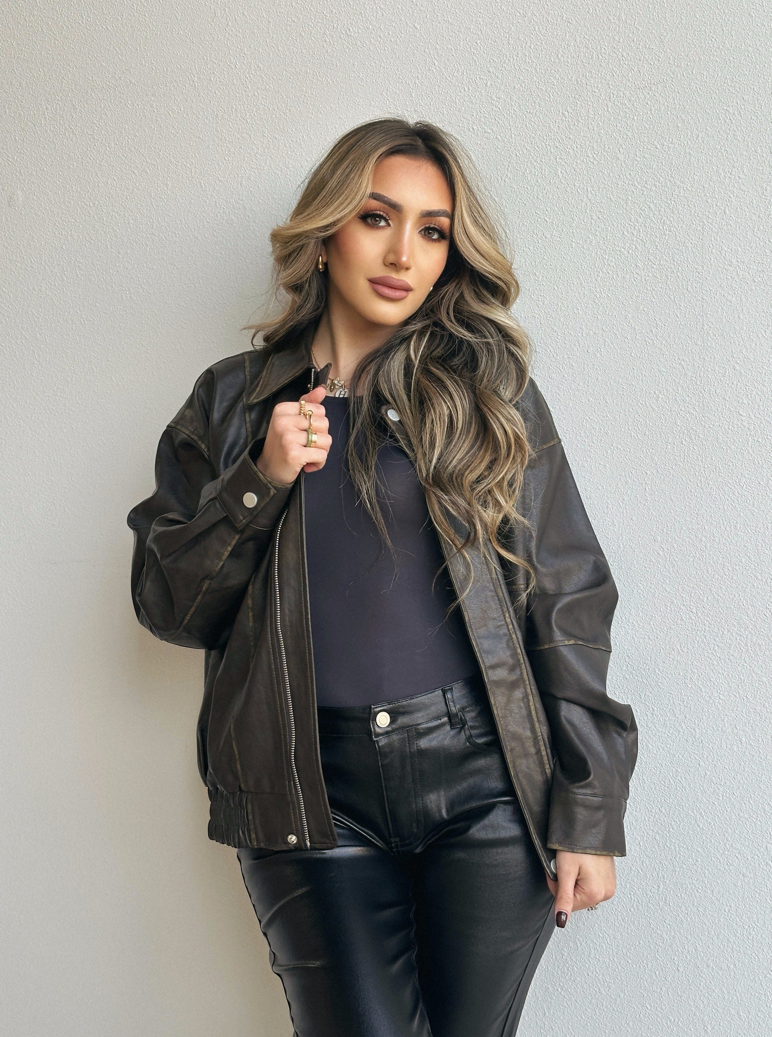 Long Sleeve Bodysuit - Black