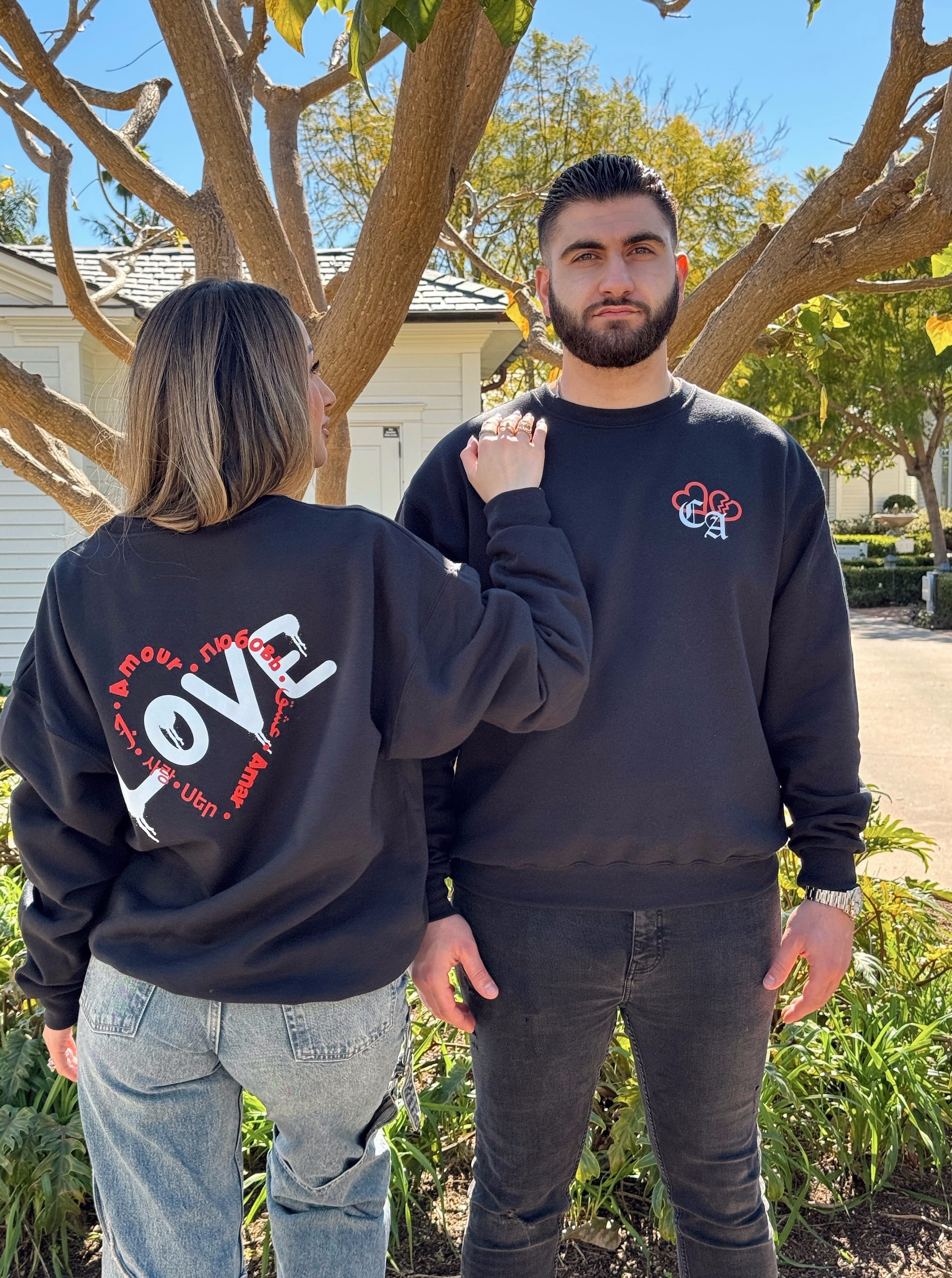 Graphic "LOVE" Crewneck