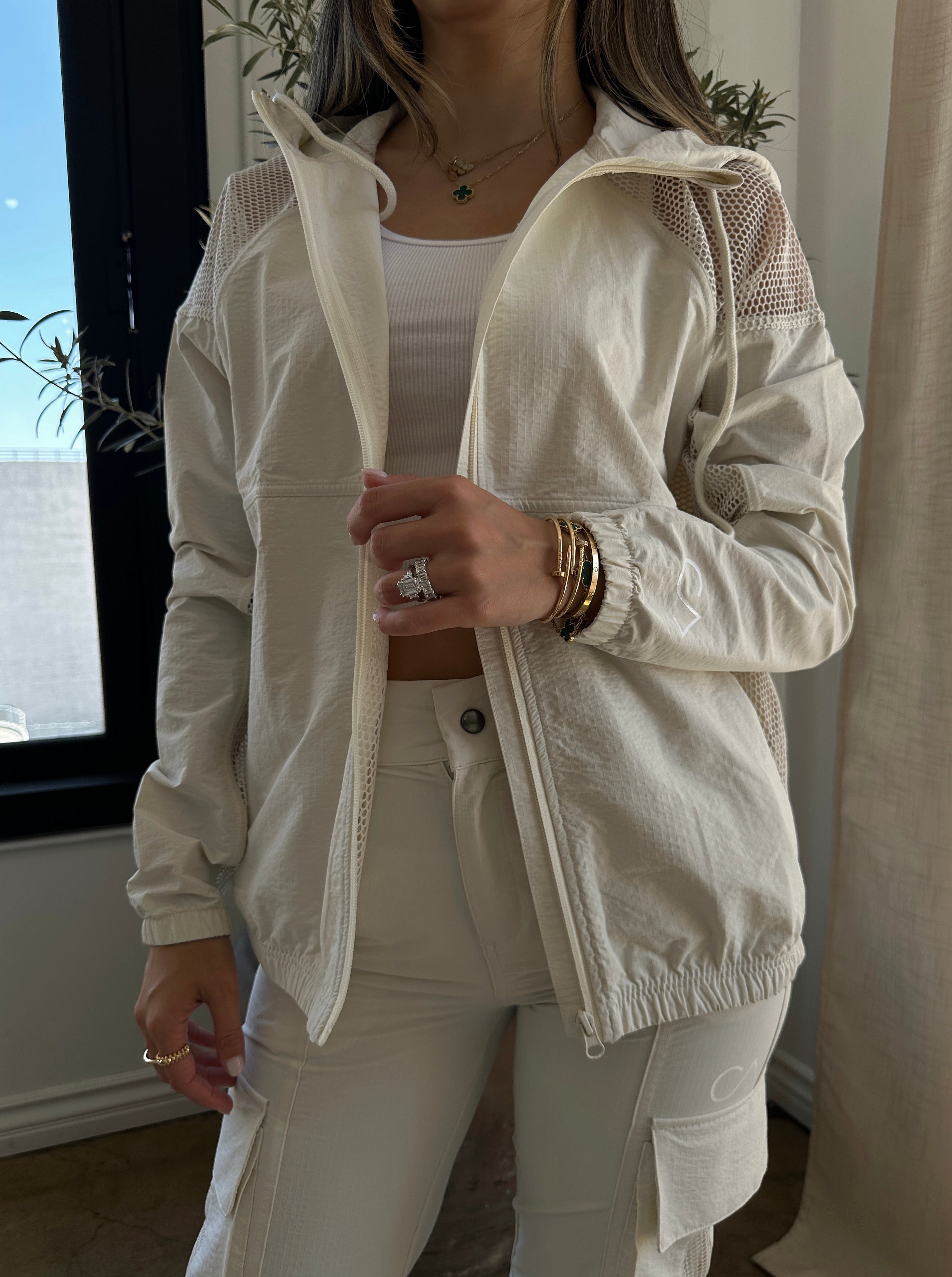 Mesh Nylon Active Jacket