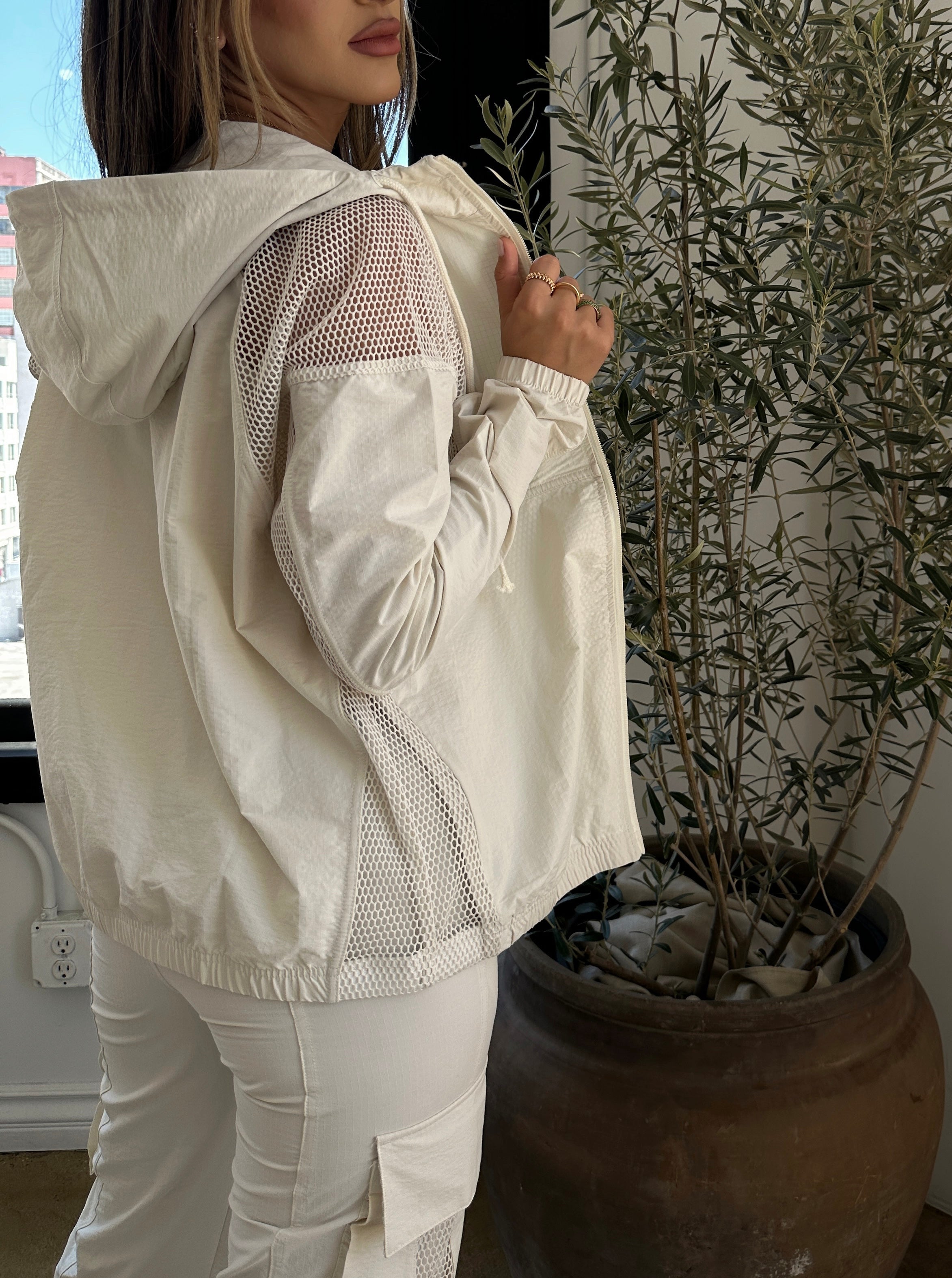 Mesh Nylon Active Jacket