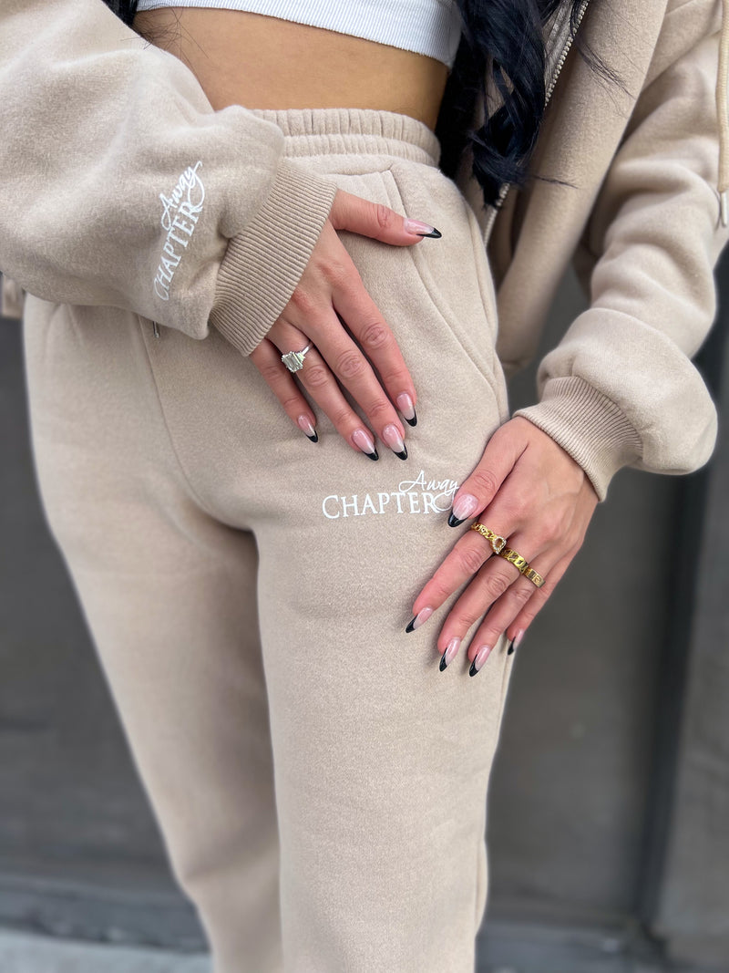 Nude color online sweatpants