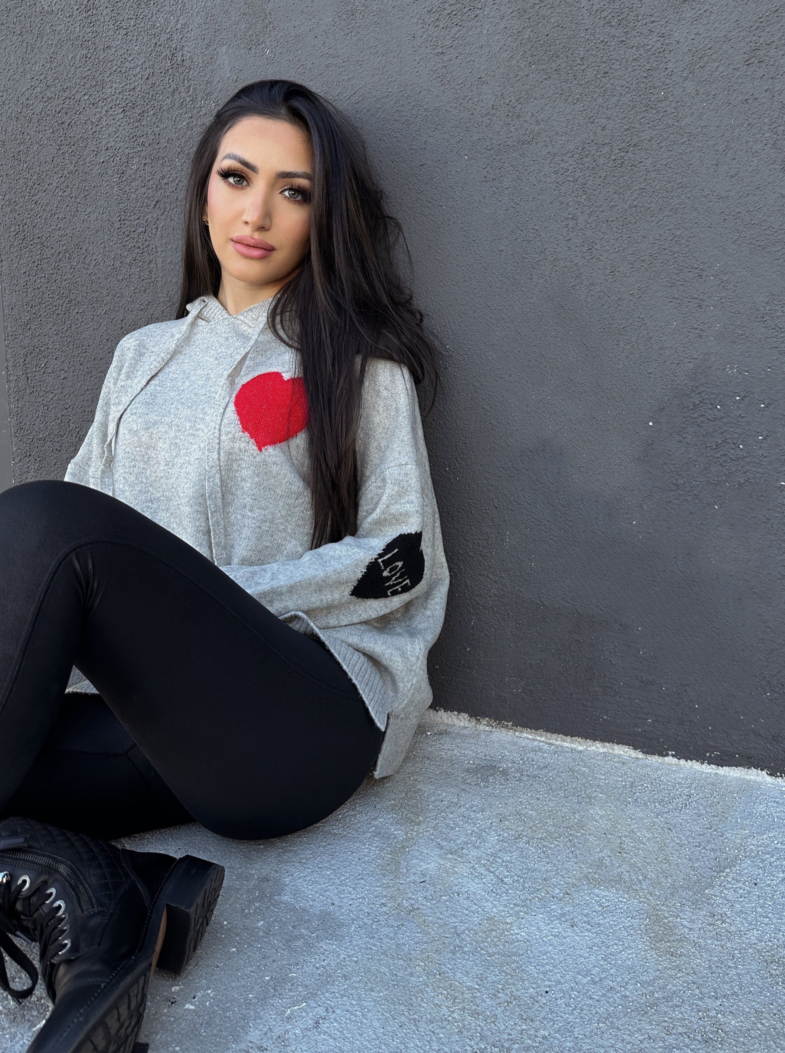 "LOVE ME" Knit Sweater