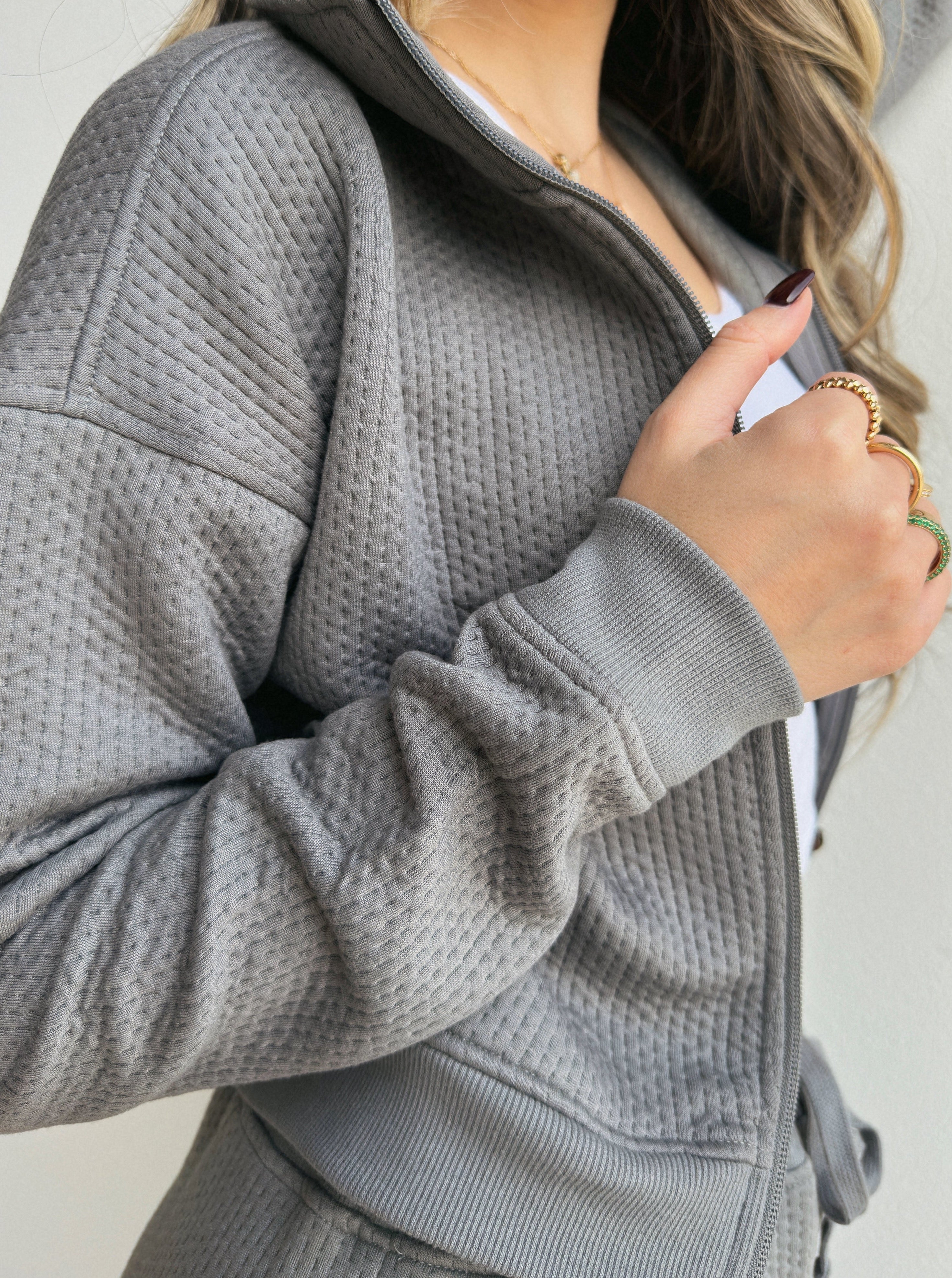 Quilted Zip Up - Female